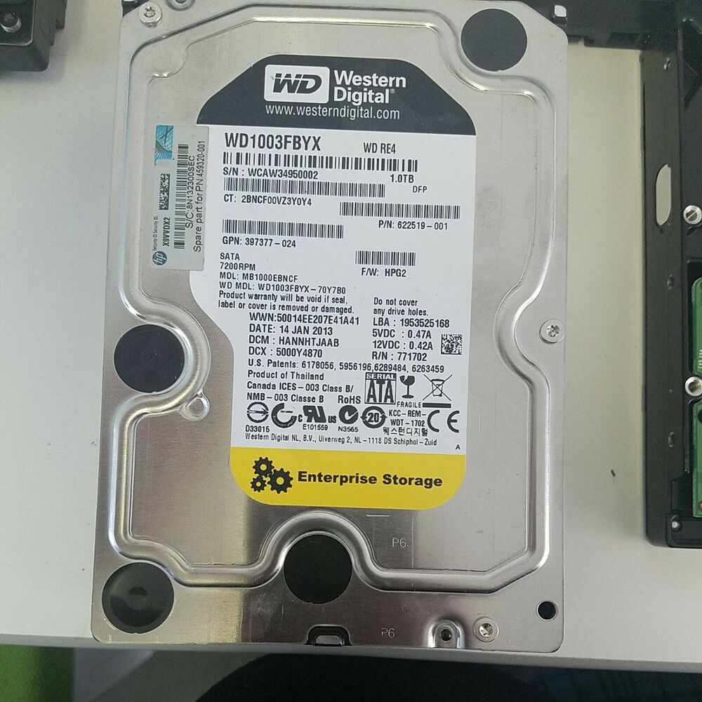 Western Digital 1TB 3.5" SATA HDD 7200rpm WD1003FBYX-70Y7B0